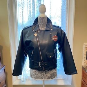 Kids Harley Davidson Leather Jacket